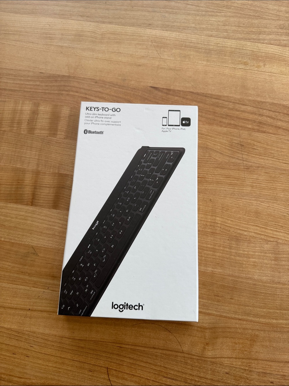 Logitech Keys-To-Go Ultra-Slim Bluetooth Keyboard - Black